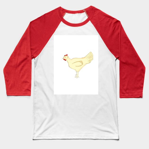 Grace's Chicken Baseball T-Shirt by SRCSA Middle School Shop